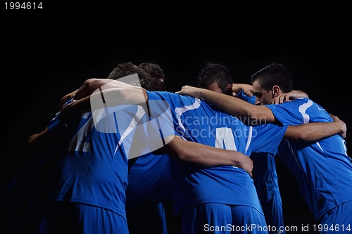 Image of soccer players team