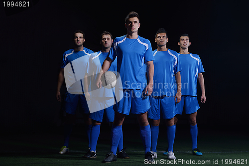 Image of soccer players team