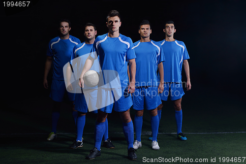 Image of soccer players team