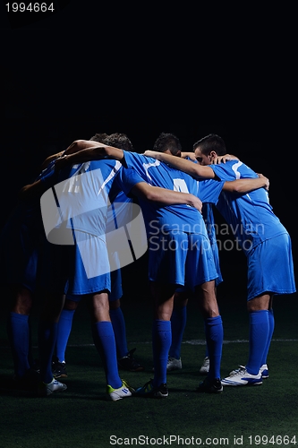 Image of soccer players team