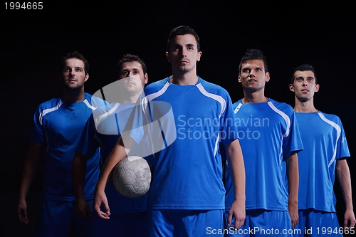 Image of soccer players team