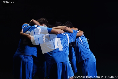 Image of soccer players team