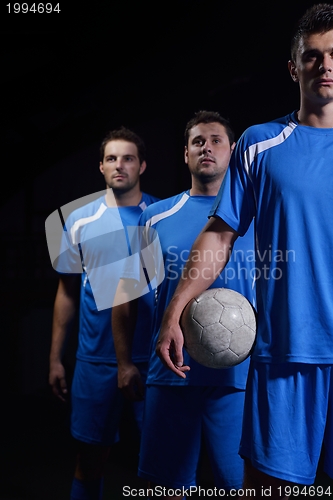 Image of soccer players team