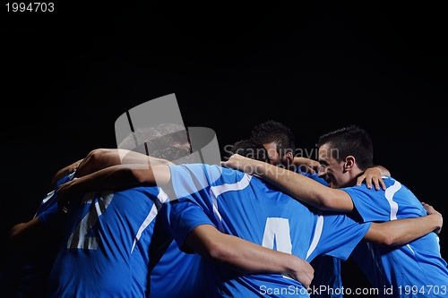 Image of soccer players team
