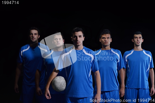 Image of soccer players team