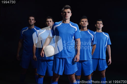 Image of soccer players team