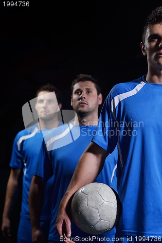Image of soccer players team