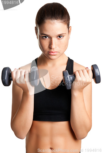 Image of Woman Working Out