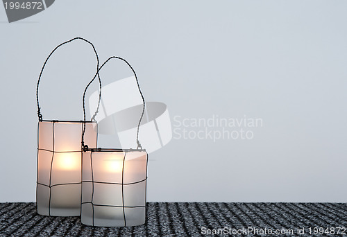 Image of Two cozy lanterns