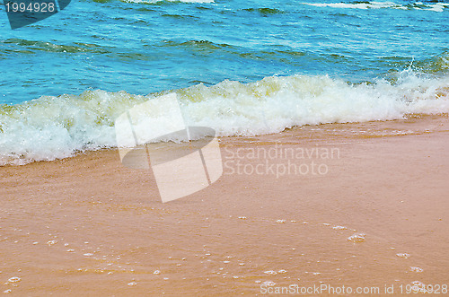 Image of sand and wave background