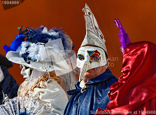Image of Poeple in Venetian Masks