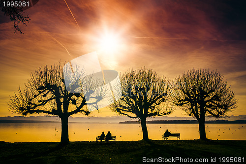 Image of Tutzing evening mood