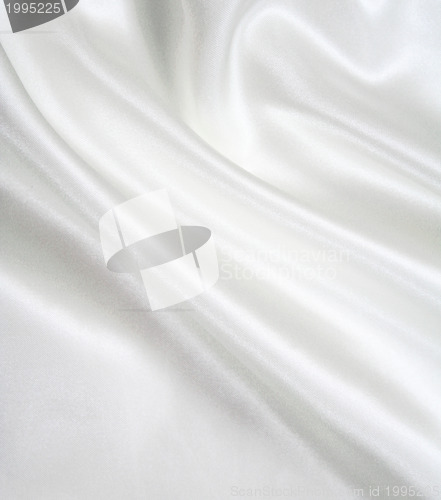 Image of Smooth elegant white silk as wedding background 