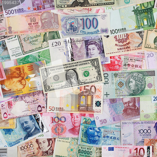 Image of Banknotes from all over the world