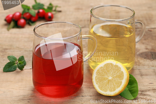 Image of Lemon and rosehip tea