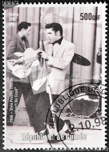 Image of Presley - Guinea Stamp