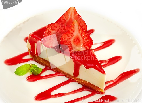 Image of strawberry cheesecake