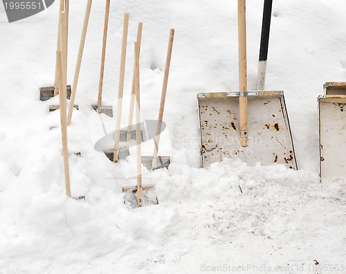 Image of shovels