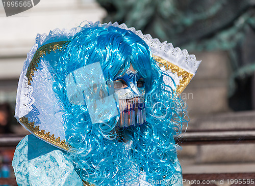 Image of Woman with Mask