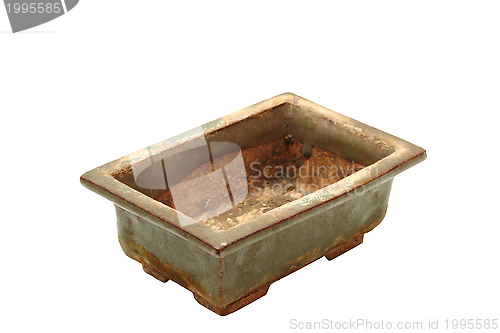 Image of ancient japanese bonsai pot