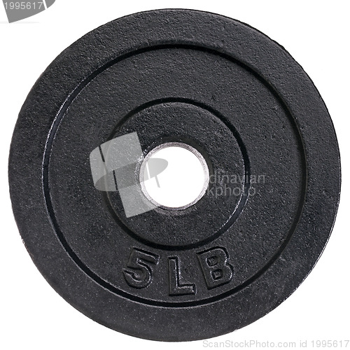 Image of dumbbell plate