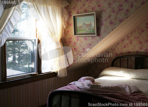 Image of Pretty pink bedroom for a girl