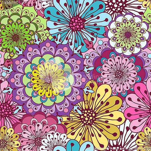 Image of Seamless floral pattern