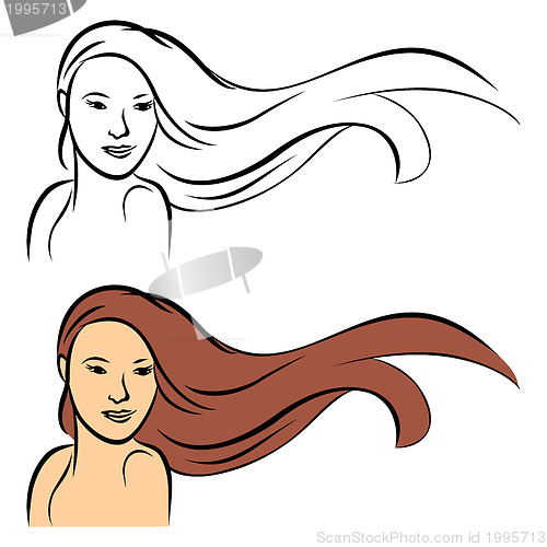 Image of Long hair