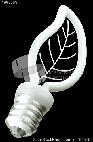 Image of Environment: leaf or folium light bulb