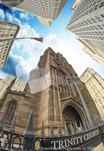 Image of Trinity Church in New York City