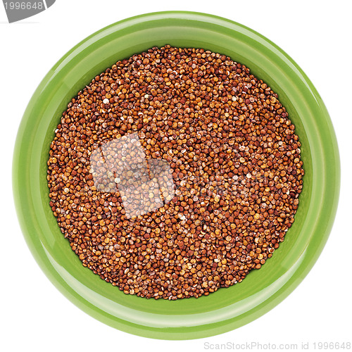 Image of red quinoa grain
