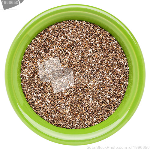 Image of bowl of chia seeds 