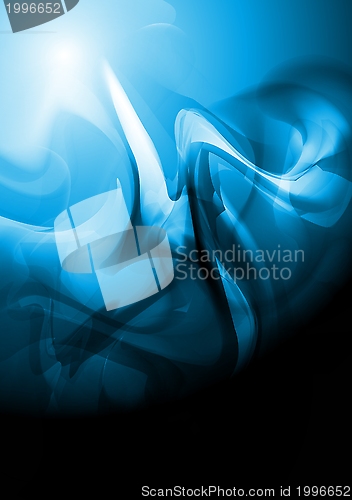 Image of Blue abstract design