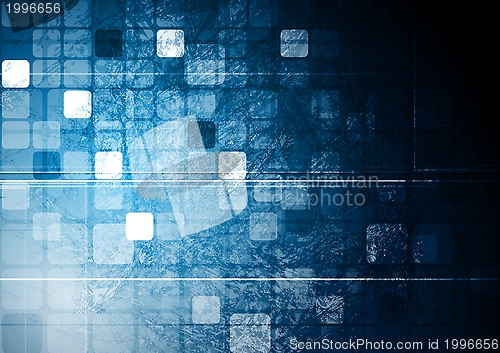 Image of Grunge hi-tech backdrop