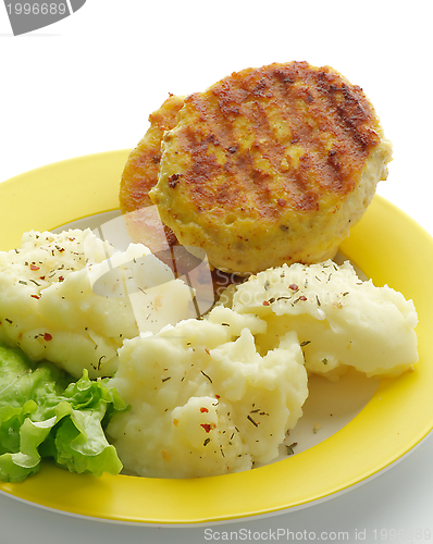 Image of Mashed Potato and Cutlets
