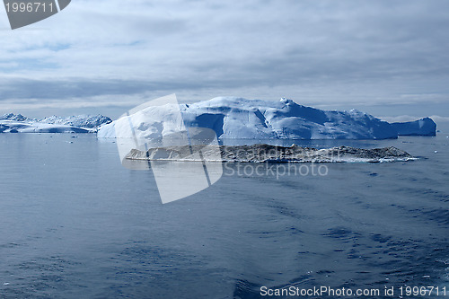 Image of Iceberg, Greenland west coast in summer.