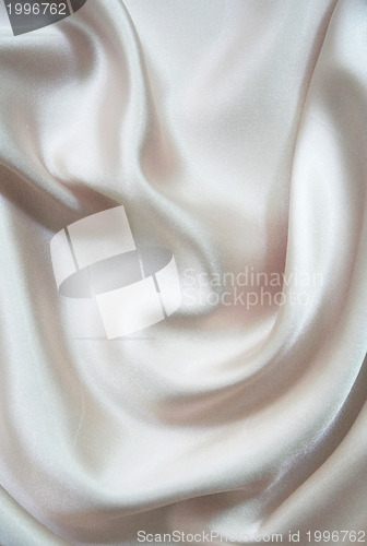 Image of Smooth elegant white silk as background 