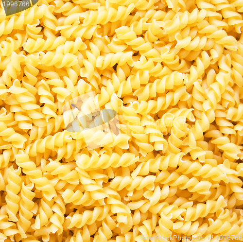 Image of Pasta fusili as background