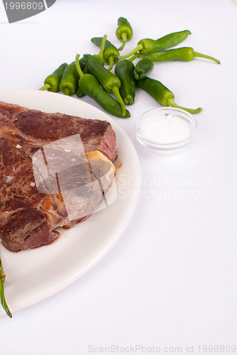 Image of Entrecote with peppers