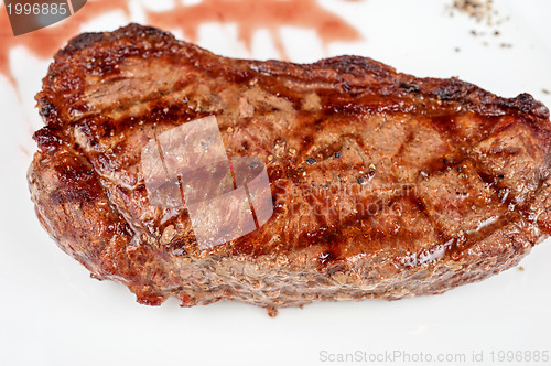 Image of Juicy rib-eye beef steak