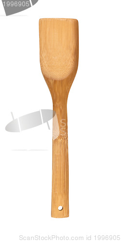 Image of wooden kitchen devices isolated on the white
