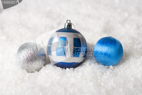 Image of christmas balls background