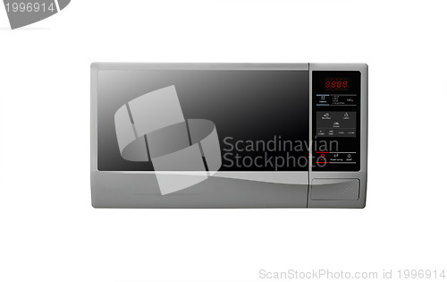 Image of stylish microwave oven isolated on white background