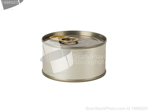 Image of Tin can isolated on white