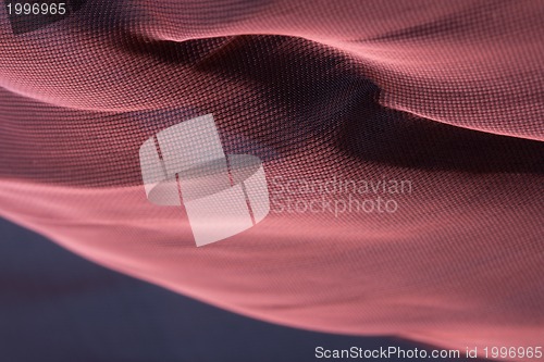 Image of  waves of satin silk close up