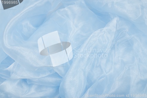 Image of blue satin background