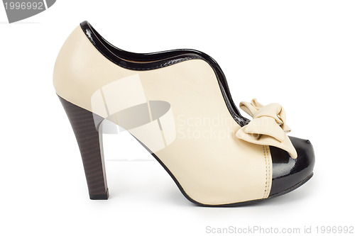 Image of woman shoe isolated on a white background