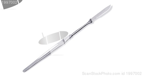 Image of Medical scalpel on white background.