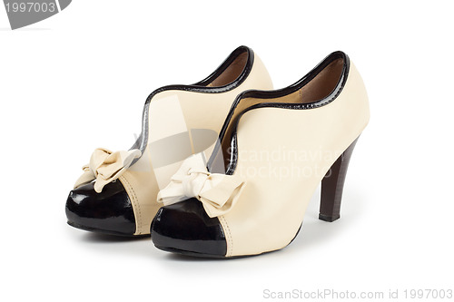 Image of woman shoes isolated on a white background