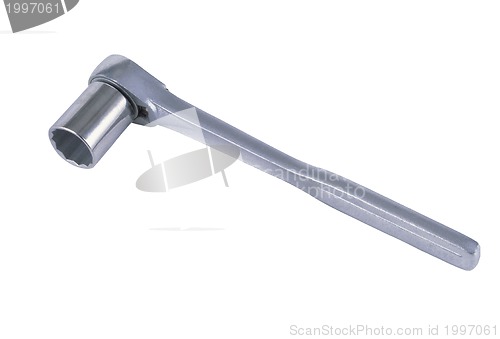 Image of Ratchet spanner. Isolated on white background